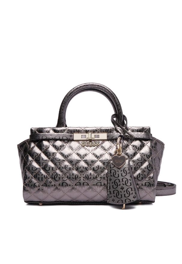 Guess Torebka HWGM81 57050 Srebrny. Kolor: srebrny. Materiał: skórzane