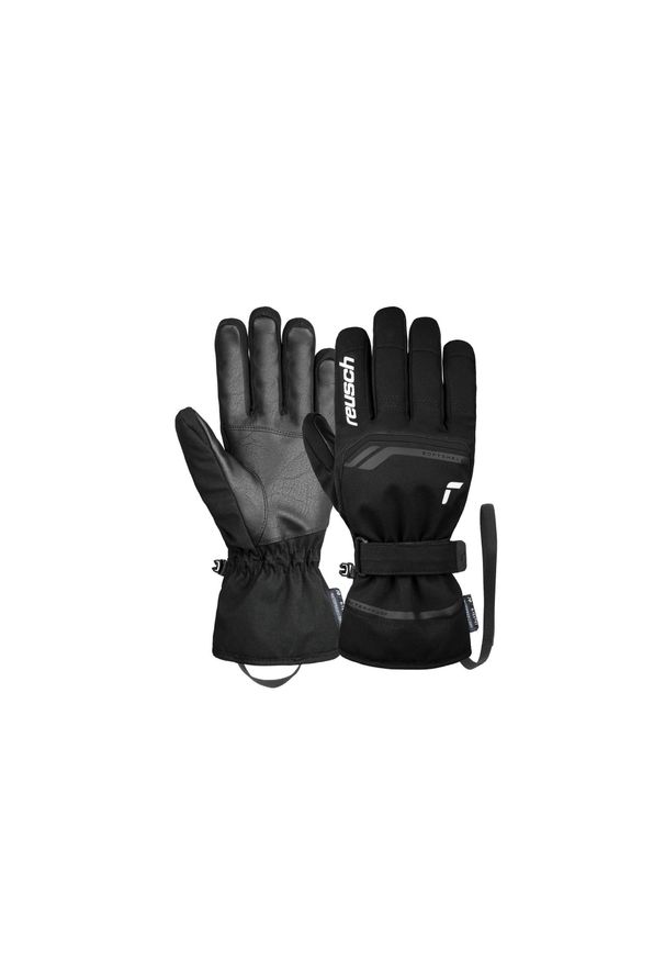 Rękawice narciarskie unisex Reusch Primus wodoodporne ocieplane softshell. Kolor: biały, wielokolorowy, czarny. Materiał: softshell. Sport: narciarstwo