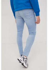 Tommy Jeans jeansy SIMON BF1214 męskie. Kolor: niebieski