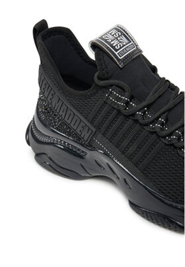 Steve Madden Sneakersy Maxilla-R SM19000110 Czarny. Kolor: czarny. Materiał: materiał