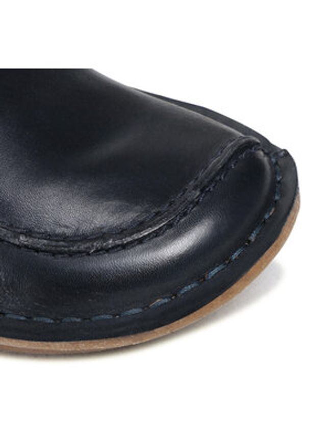 Clarks Półbuty Funny Dream 261668184 Granatowy. Kolor: niebieski. Materiał: skóra