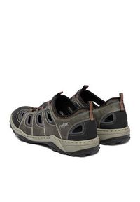 Rieker Sandały CEO-08065-02 Szary. Kolor: szary. Materiał: syntetyk #8