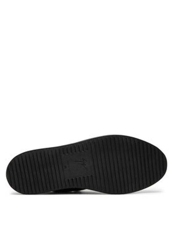 Giuseppe Zanotti - GIUSEPPE ZANOTTI Sneakersy RU40035 Czarny. Kolor: czarny. Materiał: skóra