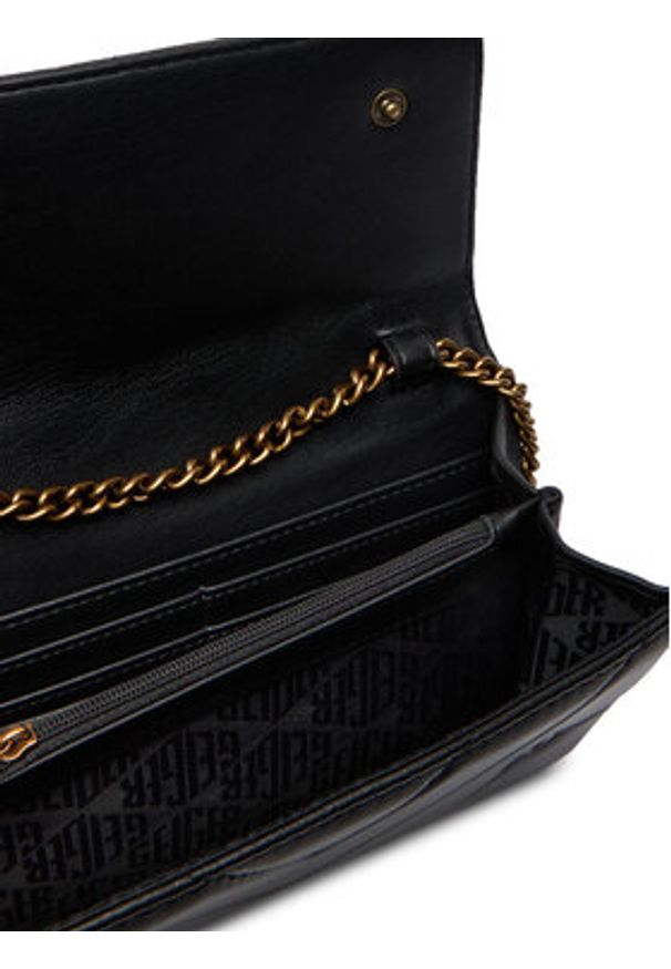 Kurt Geiger Torebka Kensington Chain 648300109 Czarny. Kolor: czarny. Materiał: skórzane