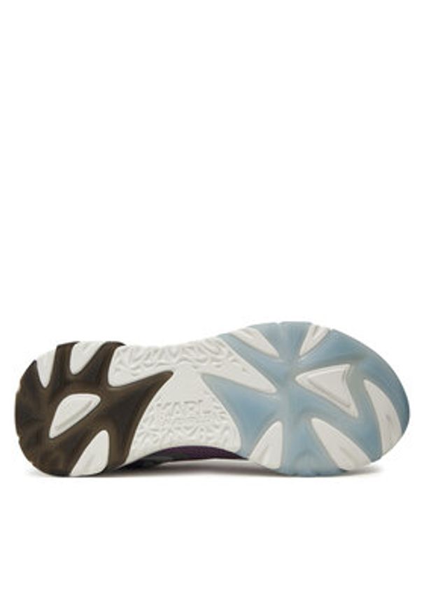 Karl Lagerfeld - KARL LAGERFELD Sneakersy Blaze KL62415 Fioletowy. Kolor: fioletowy. Materiał: materiał