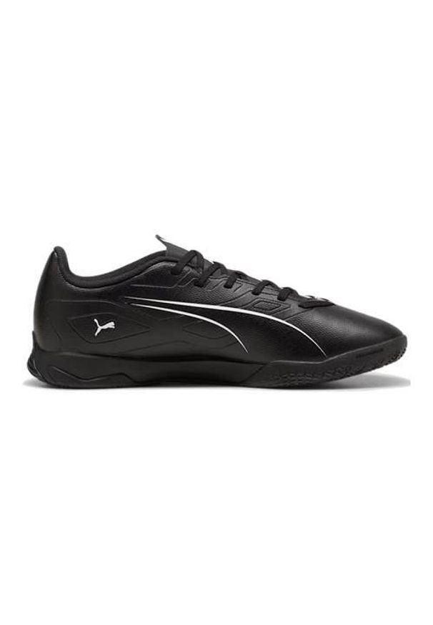 Buty piłkarskie męskie Puma Ultra 5 Play It. Kolor: czarny. Materiał: materiał, syntetyk. Szerokość cholewki: normalna. Sport: piłka nożna