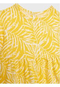 Zippy Sukienka letnia ZBGAP0501 23017 Żółty Regular Fit. Kolor: żółty. Materiał: bawełna. Sezon: lato