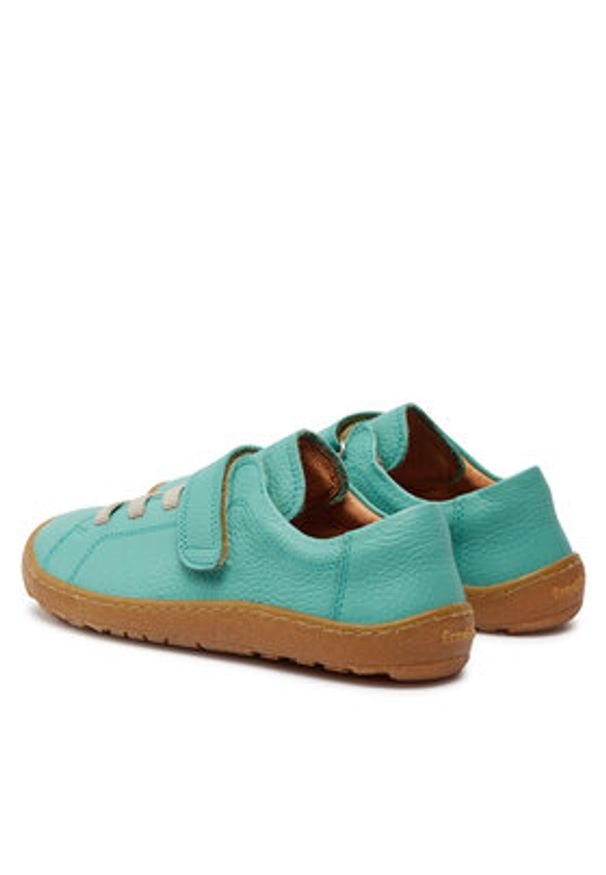 Froddo Sneakersy Barefoot Elastic G3130241-9 D Turkusowy. Kolor: turkusowy. Materiał: skóra