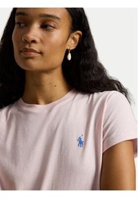 Polo Ralph Lauren T-Shirt 211B14605014 Różowy Classic Fit. Typ kołnierza: polo. Kolor: różowy. Materiał: bawełna #5
