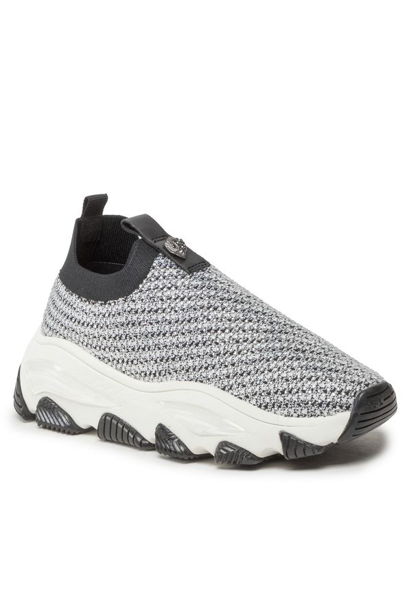 Sneakersy Kurt Geiger Lettie Knit Crystals 9106363609 Silver. Kolor: szary. Materiał: materiał