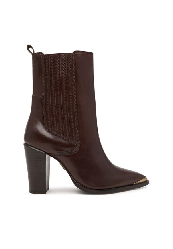 Bronx Botki New American 34322-V 3784 Brązowy. Kolor: brązowy. Materiał: skóra