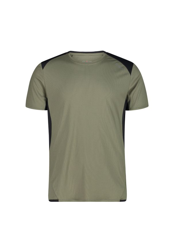 Koszulka męska CMP 33N6687. Kolor: zielony. Sport: turystyka piesza