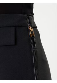 Elisabetta Franchi Spodnie materiałowe PA-120-56E2-V340 Czarny Regular Fit. Kolor: czarny. Materiał: syntetyk #4