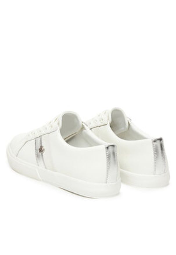 Lauren Ralph Lauren - LAUREN RALPH LAUREN Sneakersy Janson II 802979186001 Biały. Kolor: biały. Materiał: skóra