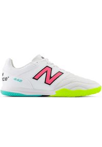 Halówki męskie New Balance 442 V2 PRO IN MS41IWH2 – białe. Kolor: biały. Materiał: guma, materiał, skóra, syntetyk. Szerokość cholewki: normalna. Sport: bieganie, fitness #1