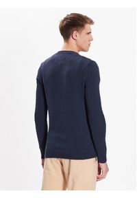 Tommy Jeans Sweter Tjm Essential DM0DM11856 Granatowy Regular Fit. Kolor: niebieski. Materiał: bawełna