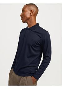 Jack & Jones Polo Crodney 12259645 Granatowy Regular Fit. Typ kołnierza: polo. Kolor: niebieski. Materiał: bawełna, syntetyk #7