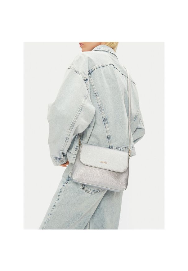 Torebka Lasocki. Kolor: srebrny