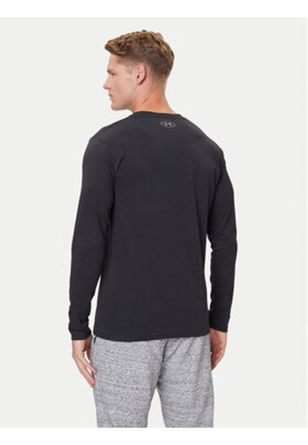 Under Armour Longsleeve Ua Sportstyle Left Chest 1329585 Czarny Loose Fit. Kolor: czarny. Materiał: bawełna, syntetyk. Długość rękawa: długi rękaw