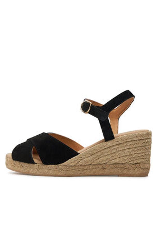 Geox Espadryle D Gelsa Low D45NGC 00022 C9999 Czarny. Kolor: czarny. Materiał: zamsz, skóra