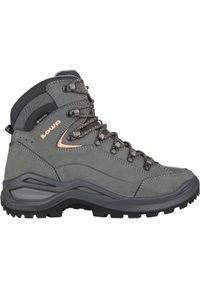 Buty trekkingowe damskie Lowa Renegade Evo Mid Gtx. Wysokość cholewki: za kostkę. Kolor: szary. Materiał: skóra. Szerokość cholewki: normalna