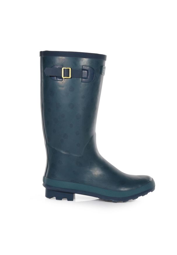 Regatta - Kalosze do chodzenia damskie Lady Fairweather II wodoodporne. Okazja: na spacer. Kolor: brązowy, szary, wielokolorowy. Materiał: bawełna