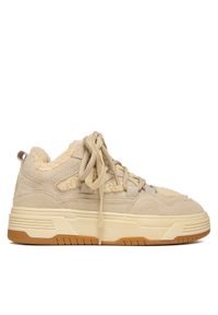 Steve Madden Sneakersy Boomer-F SM11003865 Brązowy. Kolor: brązowy. Materiał: skóra, zamsz