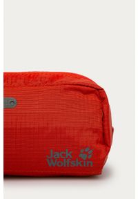 Jack Wolfskin - Kosmetyczka. Kolor: czerwony. Materiał: poliester, materiał. Wzór: gładki #2