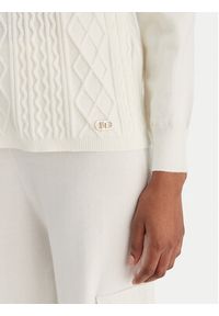 Liu Jo Sport Sweter TF5039 MS75L Écru Regular Fit. Materiał: syntetyk. Styl: sportowy #9