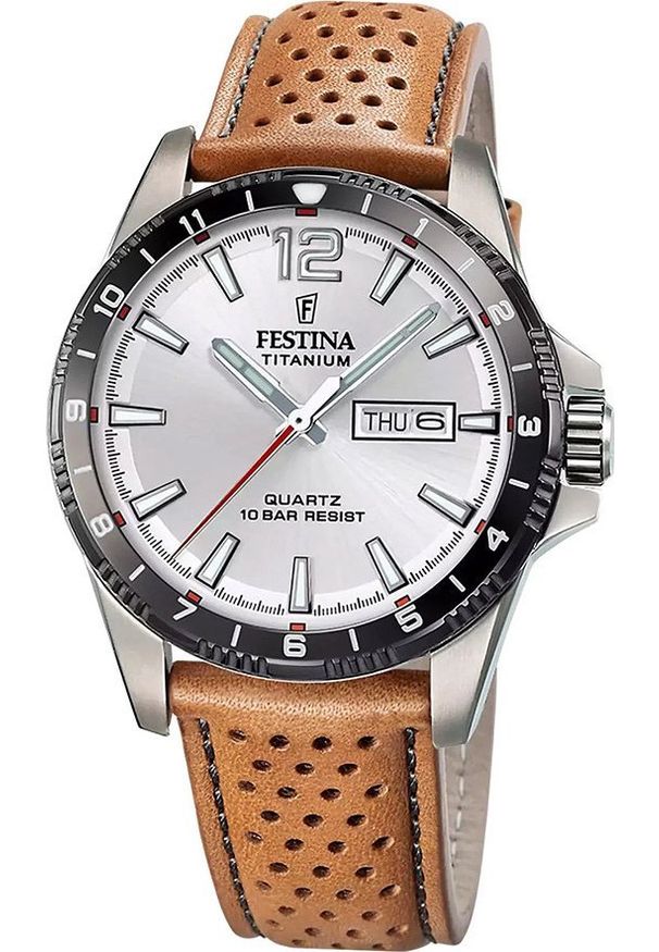 Zegarek męski Festina F20699-1 brązowy. Kolor: brązowy