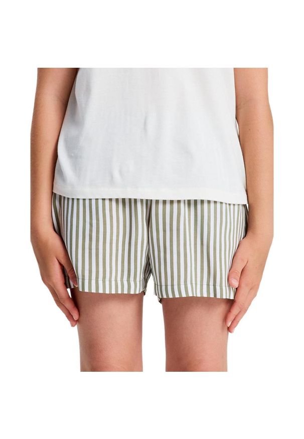 Roxy - Elastyczne spodenki dla Dziewczynki LEKEITIO BAY PRINTED Zielony. Kolor: zielony. Materiał: wiskoza, tkanina. Długość: krótkie. Sezon: lato