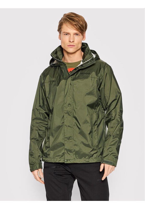 Marmot Kurtka przeciwdeszczowa PreCip Eco 41500 Zielony Regular Fit. Kolor: zielony. Materiał: syntetyk