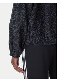 Adidas - adidas Kurtka jeansowa Firebird Aop KD8809 Szary Oversize. Kolor: szary. Materiał: bawełna #5