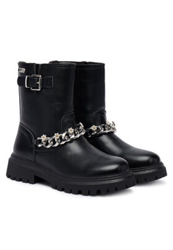 Liu Jo Botki Wanda 07 4F5017 EX014 S Czarny. Kolor: czarny. Materiał: skóra