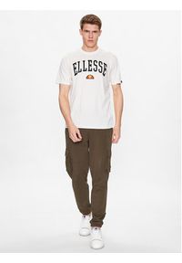 Ellesse T-Shirt Colombia 2 SHR17640 Écru Regular Fit. Materiał: bawełna #2