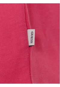Guess T-Shirt W4YI05 K8HM0 Różowy Boxy Fit. Kolor: różowy. Materiał: bawełna #3