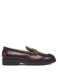 Liu Jo Lordsy Preppy 01 SF5129 PX362 Bordowy. Kolor: czerwony. Materiał: skóra
