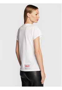 Pinko T-Shirt DIABOLIK Fabiana 1L1098 Y5SN Biały Regular Fit. Kolor: biały. Materiał: bawełna #5
