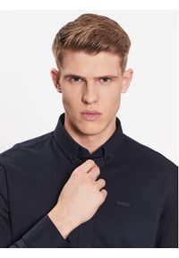 BOSS - Boss Koszula 50469378 Granatowy Regular Fit. Kolor: niebieski. Materiał: bawełna, syntetyk #3