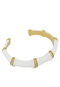 Guess Bransoletka JUBB05 157JW Biały. Materiał: metalowe. Kolor: biały #1