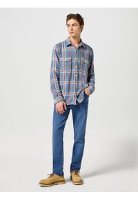 Wrangler - WRANGLER MĘSKIE SPODNIE JEANSOWE WRANGLER TEXAS SLIM RIDGE WASH 112358218