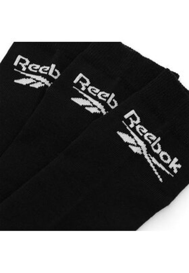 Reebok Skarpety długie R0429-SS24 (3-pack) Czarny. Kolor: czarny. Materiał: materiał