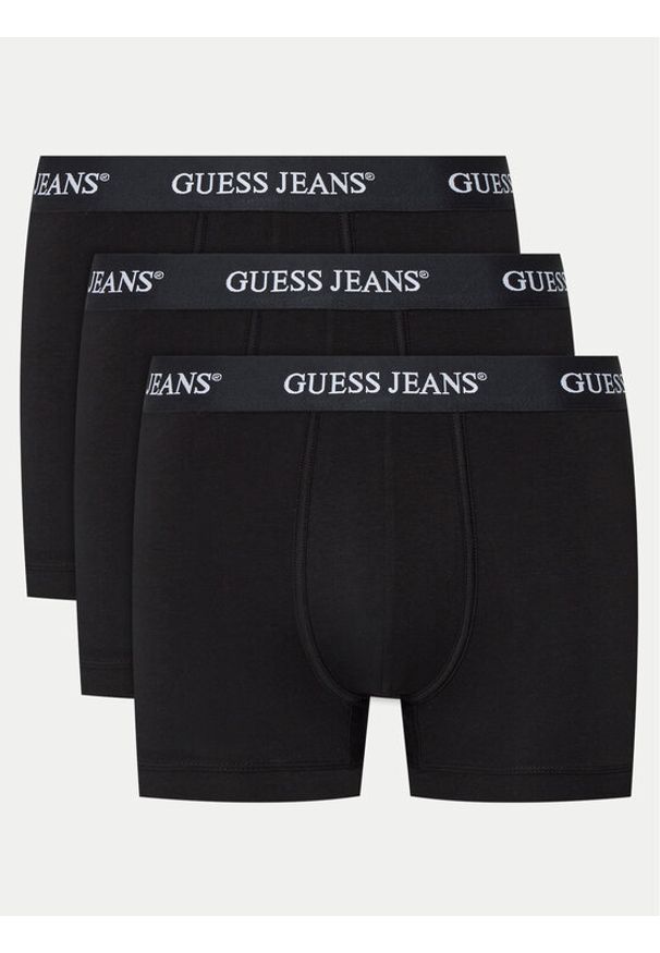 Guess Jeans Komplet 3 par bokserek M4BZ48 K6YW1 Czarny. Kolor: czarny. Materiał: bawełna