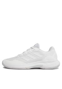 Adidas - adidas Buty do tenisa Gamecourt 2.0 Tennis Shoes IG9568 Biały. Kolor: biały. Materiał: materiał. Sport: tenis #4