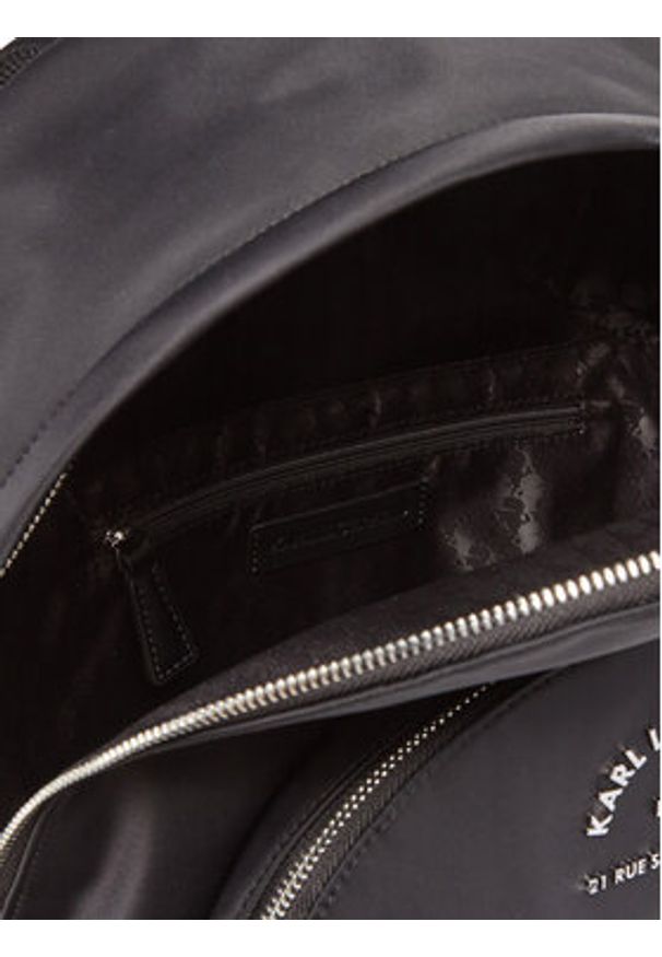 Karl Lagerfeld - KARL LAGERFELD Plecak A2W30084 Czarny. Kolor: czarny. Materiał: materiał, poliamid