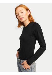 JJXX Bluzka Celine 12258414 Czarny Slim Fit. Kolor: czarny. Materiał: bawełna #8