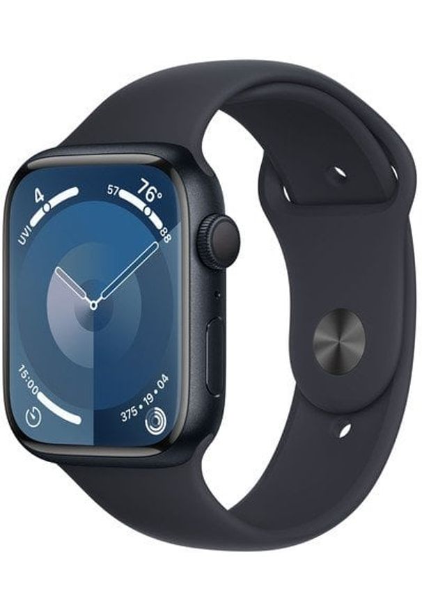APPLE - Apple Watch Series 9 (GPS) 45mm Midnight Blue Aluminum Case with Midnight Blue Sport Band, M/L (MR9A3). Styl: sportowy