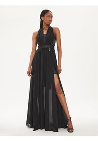 Fracomina Sukienka wieczorowa FQ24SD3018W41201 Czarny Regular Fit. Kolor: czarny. Materiał: syntetyk. Styl: wizytowy