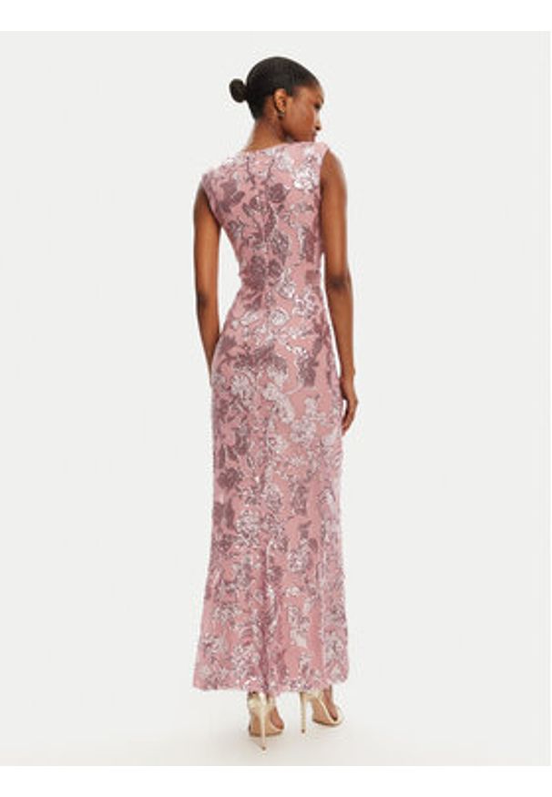 Rinascimento Sukienka wieczorowa CFC0123067003 Różowy Regular Fit. Kolor: różowy. Materiał: syntetyk. Styl: wizytowy
