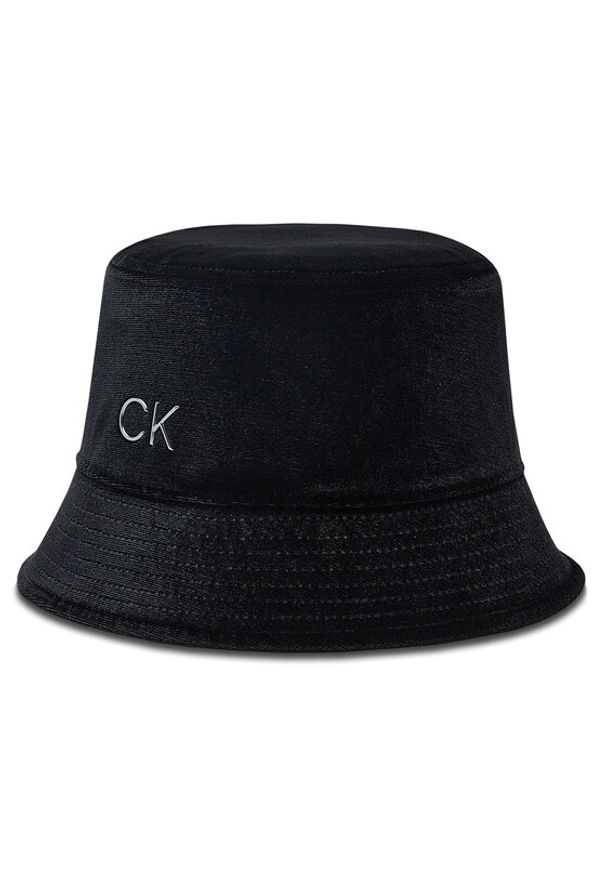 Calvin Klein Kapelusz Re-Lock Velvet K60K610216 Czarny. Kolor: czarny. Materiał: poliester, materiał